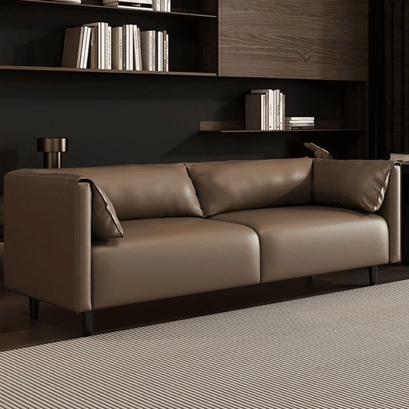 Simplistic Scratch-repellent/Water Resistant Sepia/Apricot Color/Dove Grey Loveseat/Standard Sofa with Cushion Back and Pillow Top Arm for 2-seater/for 3 for Sitting Room - image 12