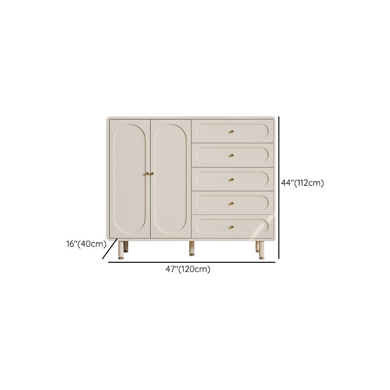 Contemporary Parlor Combo Dresser with 3 Interior Shelves - image 12