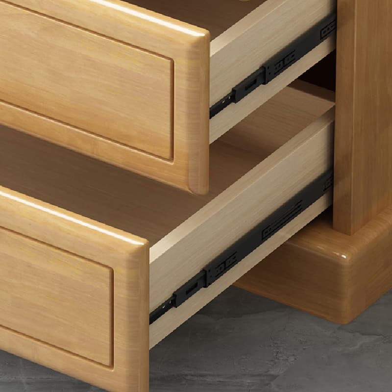 Modern Simple Style Rectangular Decorative Cabinet with Lumber Countertop in Grey/Chalk/Sepia and Soft Close Drawer - image 11