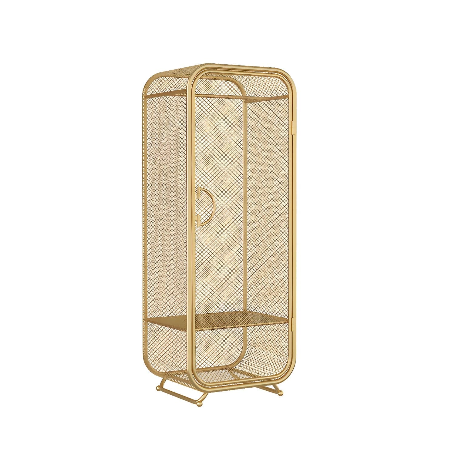 Contemporary Wardrobe Closet Metal Wardrobe Cabinet for Bedroom - image 3
