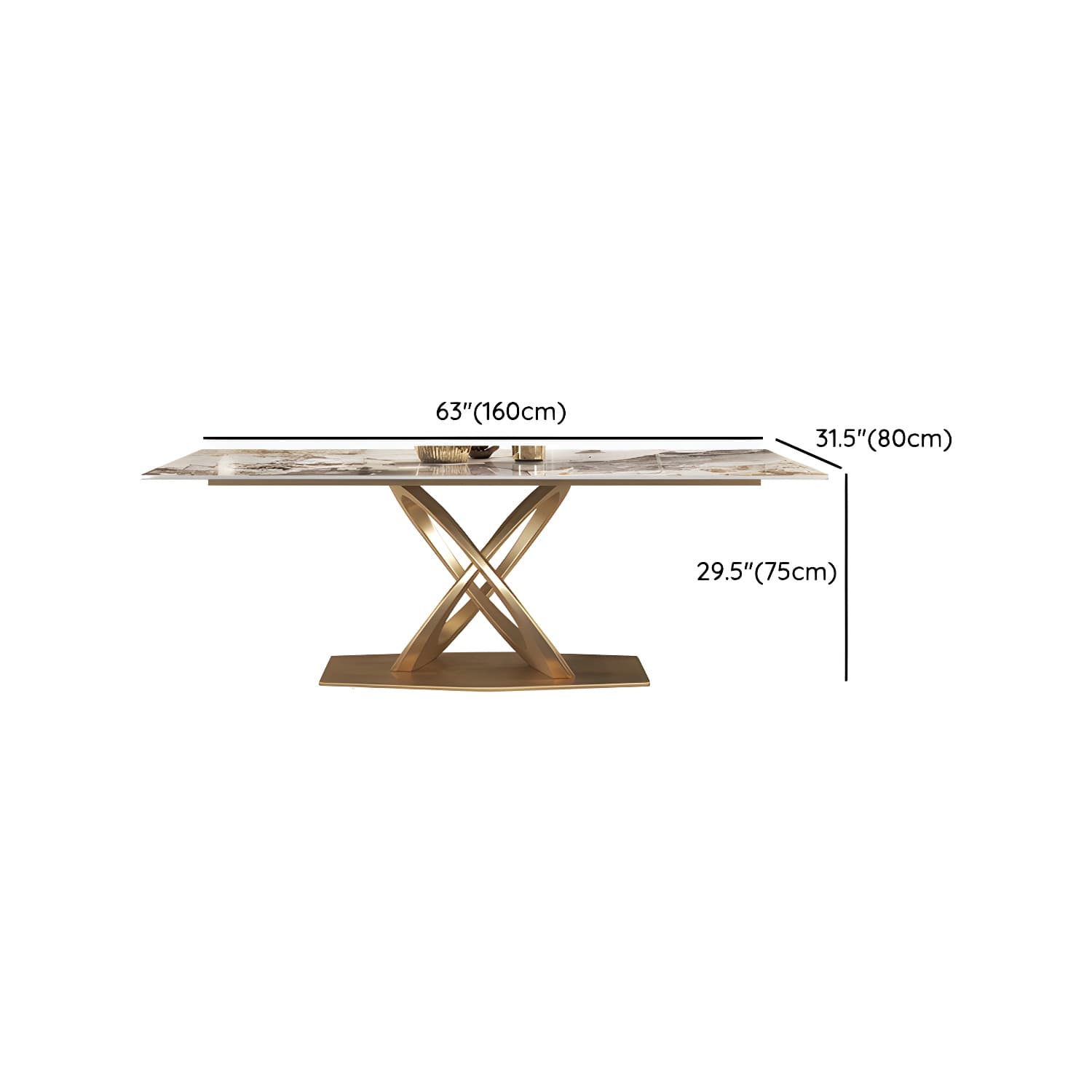 Glossy Beige Dining Table Set 1/2/5/7 Pcs Glam Dinette Set with Leather Chairs - image 16