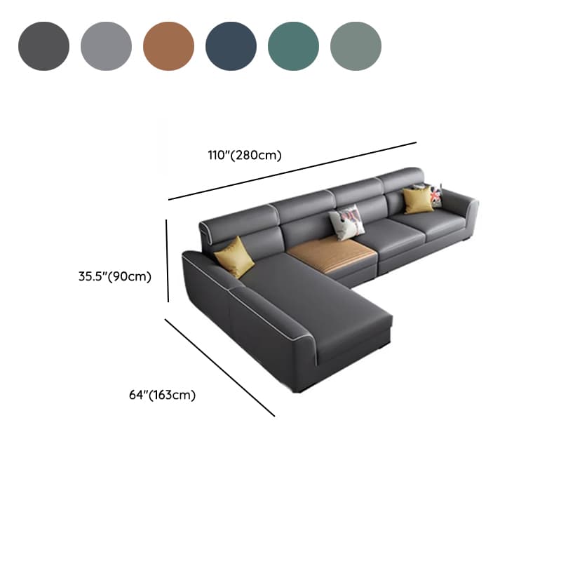 L-Shape Sofa Recliner in Lime Green/Tan/Coffee, Left Orientation - image 14