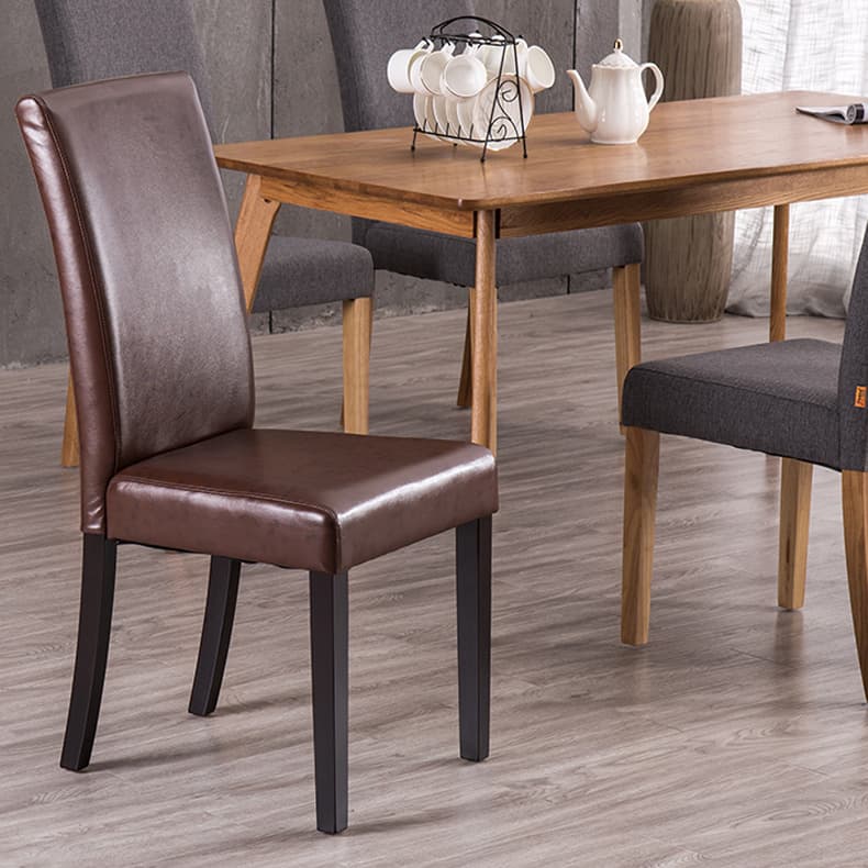 Framed Stable Parsons Side Chair with 4 Legs and Foot Pads in an Old School Style, Tufted Back Included/Not Included - image 10