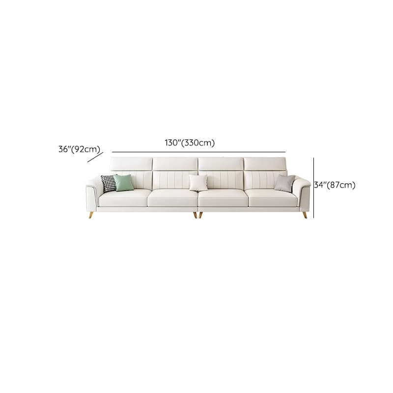 Modern Reversible Sectional with Flared Arm and Stain-Resistant Tech Cloth Upholstery - image 25
