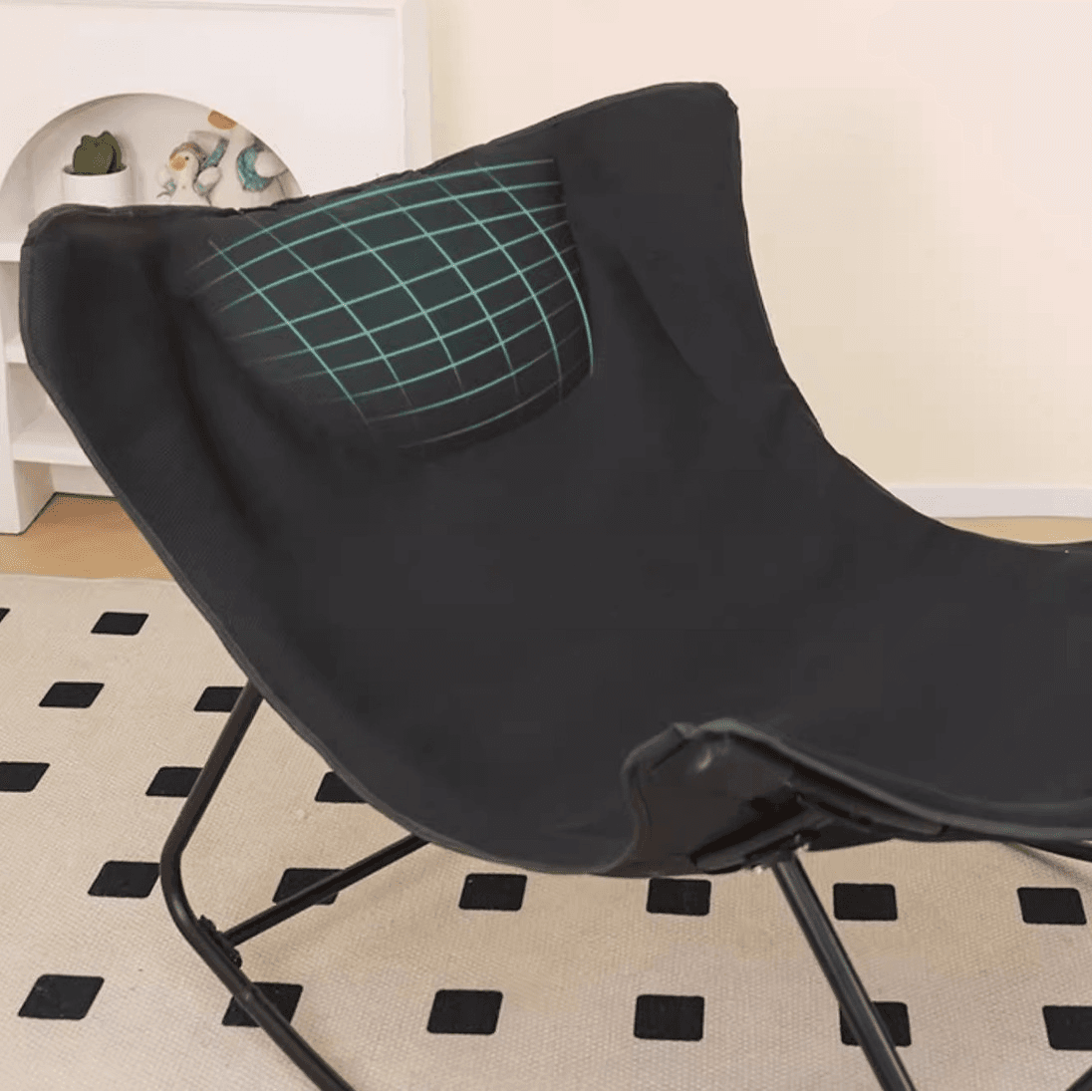 2 Person Rocking Chair Couch with Rear Back and Stationary - image 14