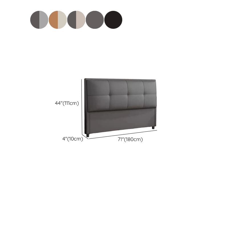 Simplistic Style Panel Headboard with No Distressing, Piled Tufted Rectangular Design for Twin/Queen/Full Bed, Featuring Sponge Upholstery and Standard Height - image 16