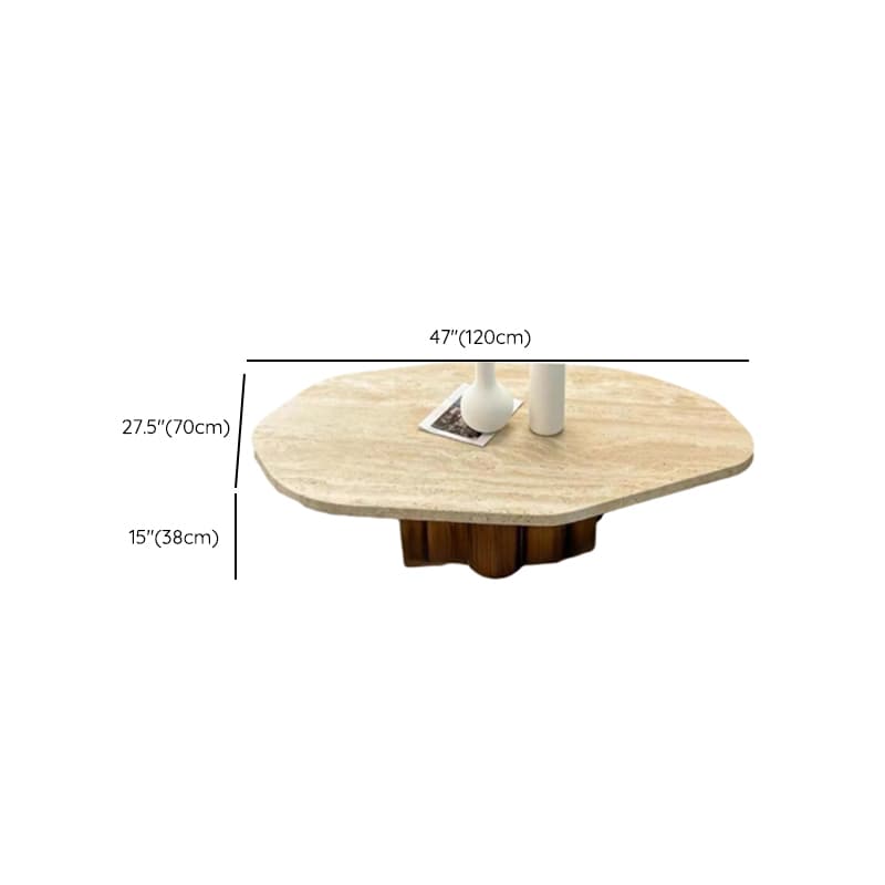 Simple Ink Oval/Rounded Hardened Glass Single Accent Table with Container & Abstract Base - image 16