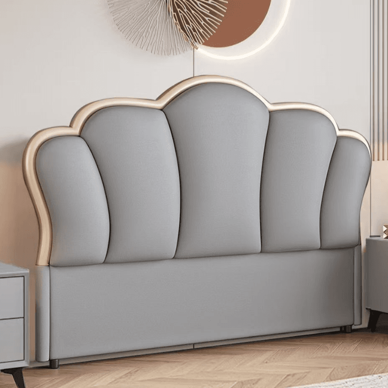 Modish/Sumptuous Style Panel Headboard in Timber with No Distressing for King/Queen/Full Bed, Featuring Sponge Upholstery Fill and Free-standing Standard Installation at Standard Height - image 3