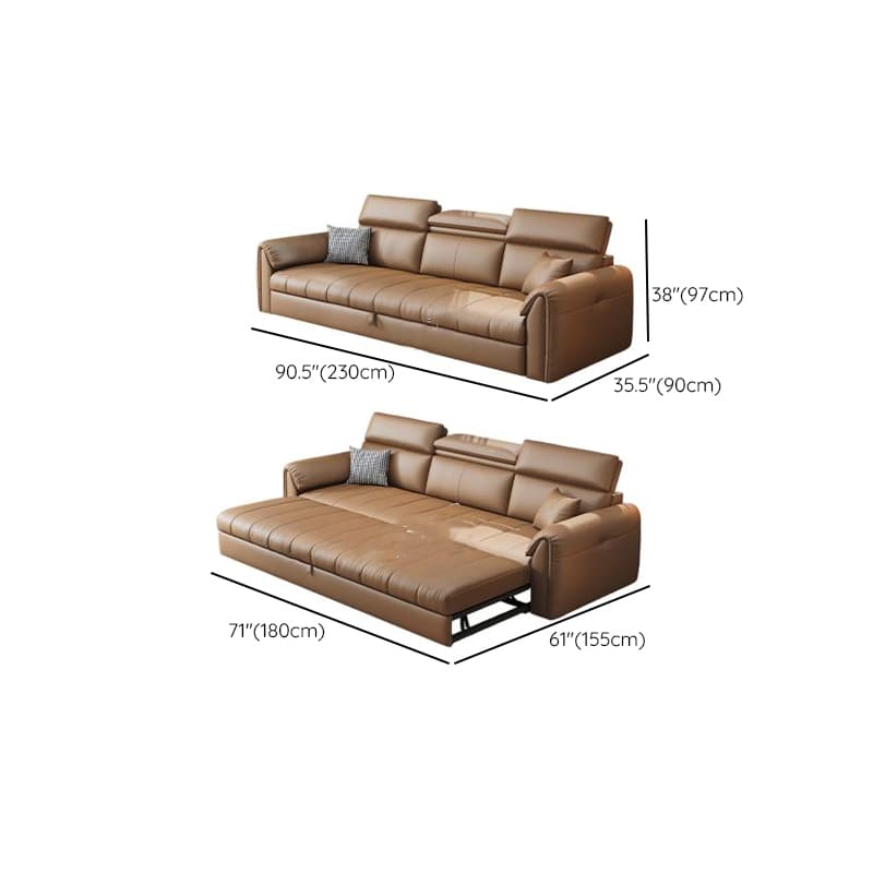 Coffee L-Shape/Straight Right Hand Facing/Horizontal Sofa Chaise/Convertible Sofa with Under-seat-storage for Seats 5/Seats 2/for 6 - image 12