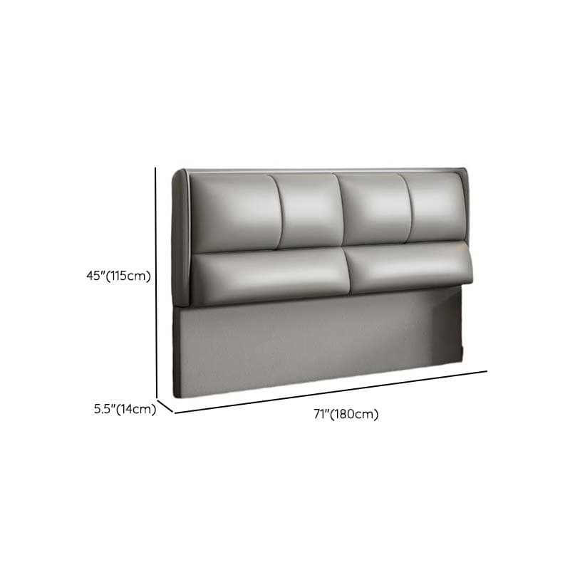 Modish Style Panel Headboard in Pine Wood with No Distressing, Rectangle Shape for King/Twin XL/Queen Bed, Featuring Sponge Upholstery Fill and Standard Height - image 13