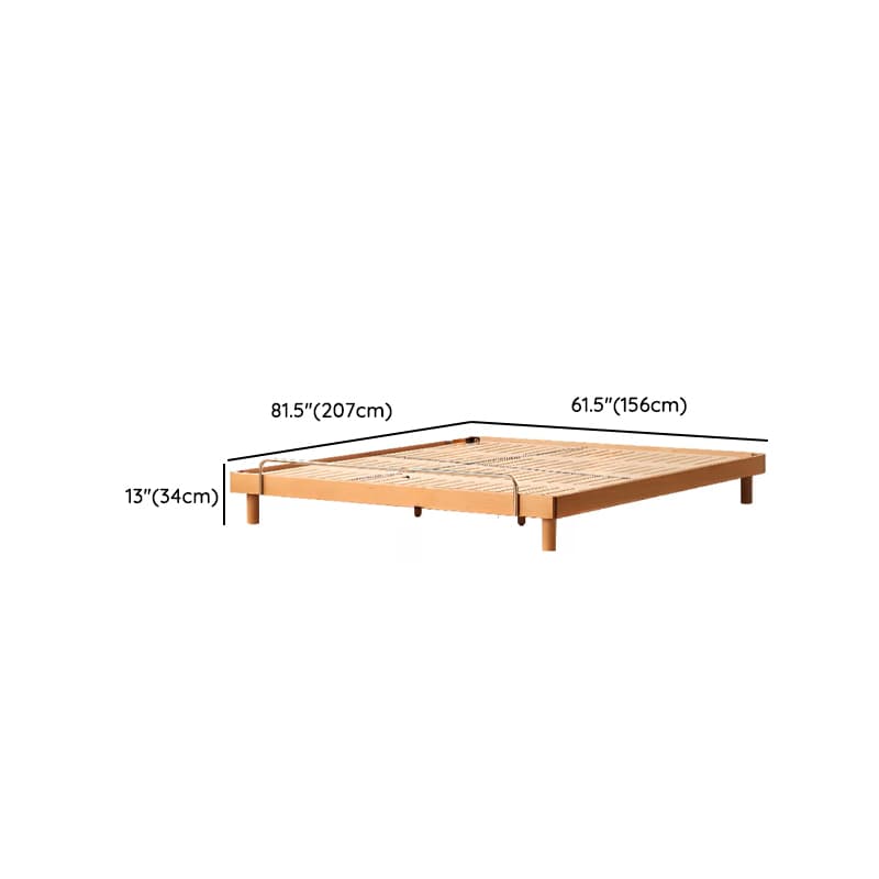 Natural Color Solid Color Tatami Bed for Bedroom - image 12