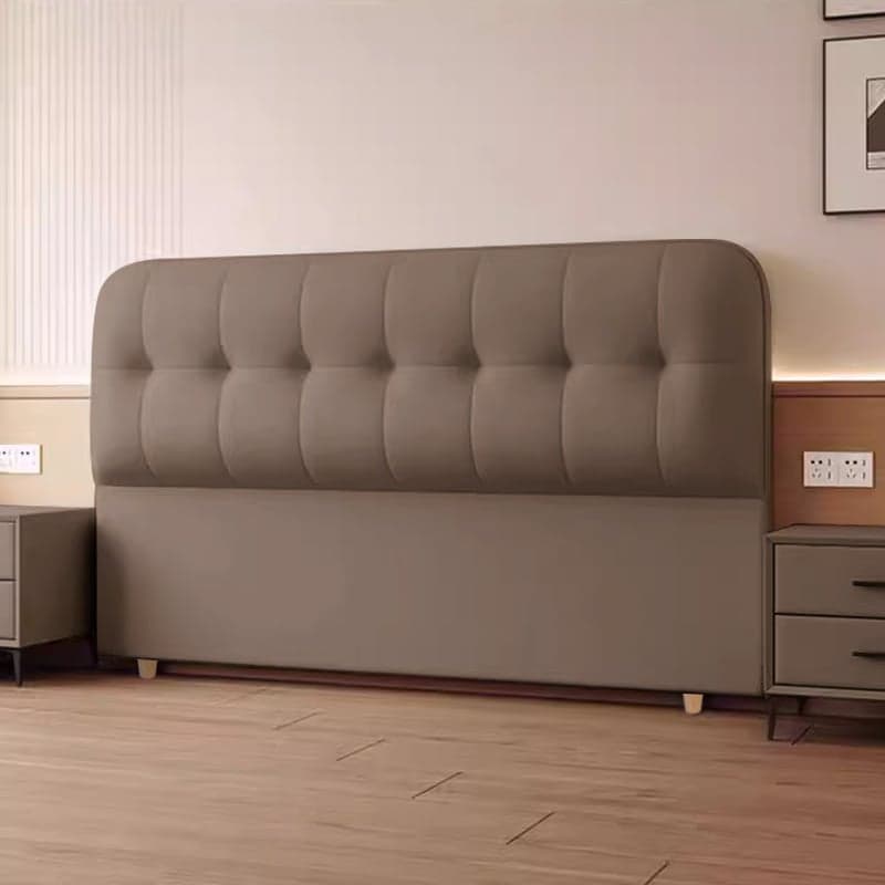 Trendy Panel Headboard with No Distressing, Piled Tufted Rectangle Design for King/Queen/Full Bed, Featuring Sponge Upholstery and Standard Height - image 3