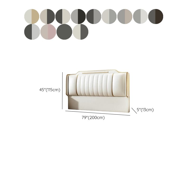 Simplistic Style Panel Headboard in Natural Wood with No Distressing, Rectangular Shape for Queen/Full/Twin XL Bed, Featuring Sponge Upholstery and Standard Height - image 20