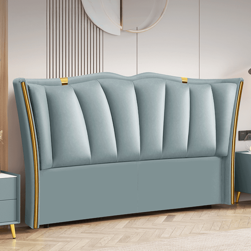 Luxurious Free-standing Standard Full(54"W x 75"L)/Twin(38"W x 75"L) Camelback Panel No Distressing With Legs in Timber - image 12