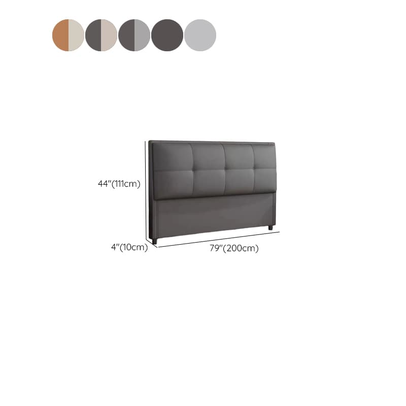 Simplistic Style Panel Headboard with No Distressing, Piled Tufted Rectangular Design for Twin/Queen/Full Bed, Featuring Sponge Upholstery and Standard Height - image 13
