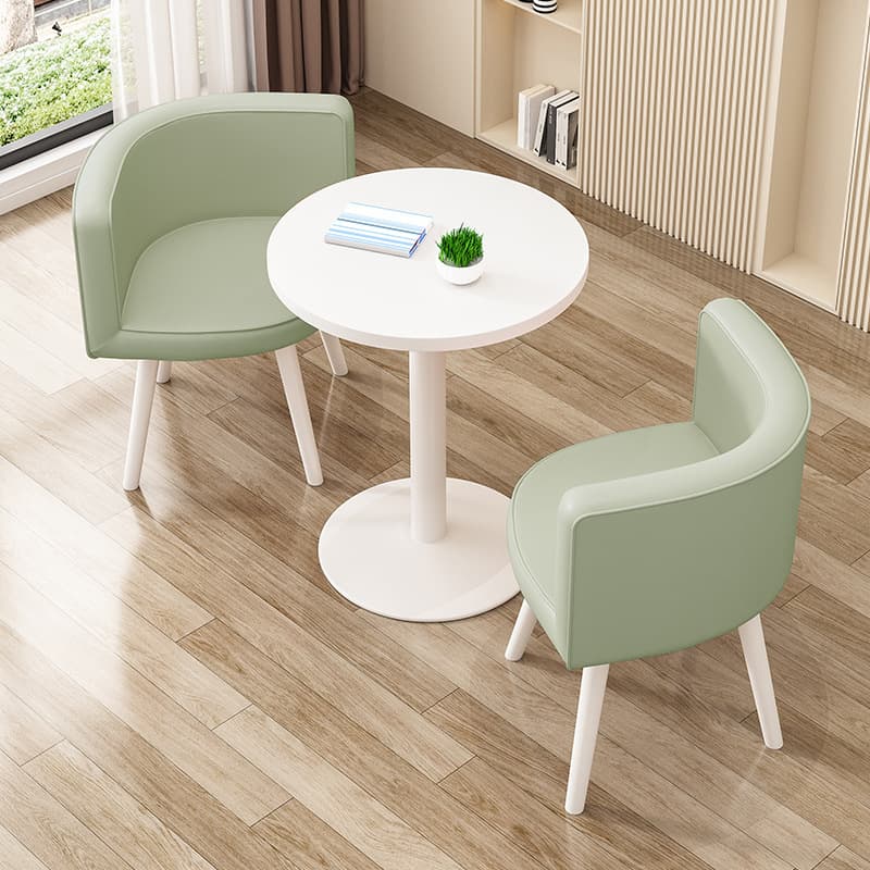 Modern Simple Style Recycled Wood Dining Table Set for 2 - image 5