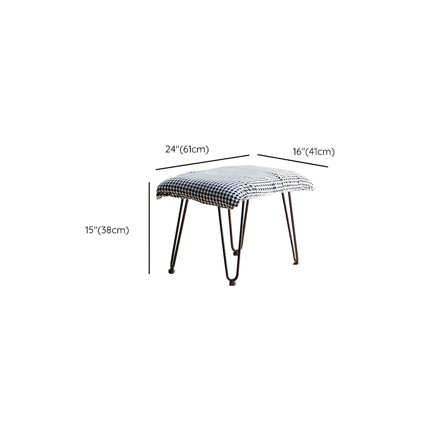 Modern Rocker Chair Upholstered with Dark legs Glider for Living Room - image 28