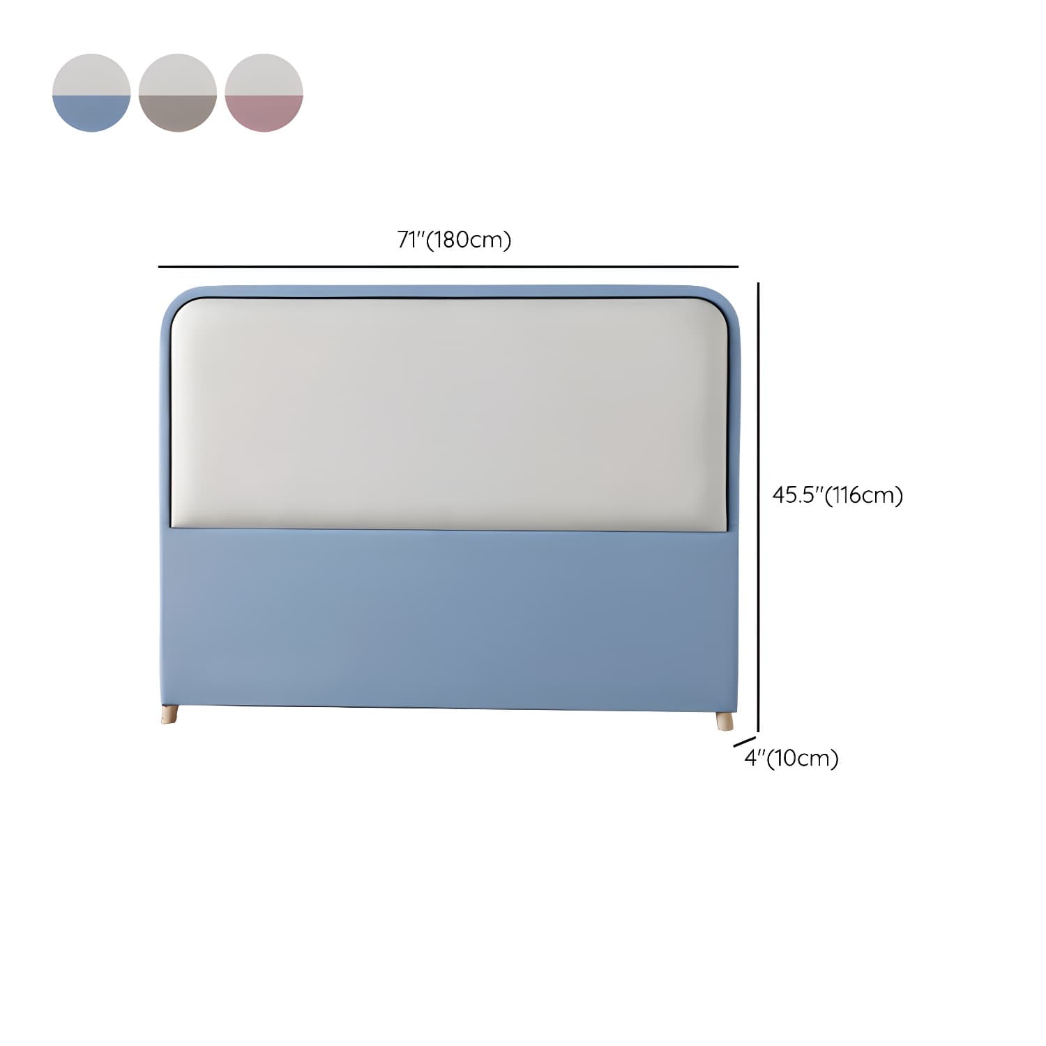 Modern Upholstered Panel Headboard with Leather Upholstery and Rectangular Shape - image 25