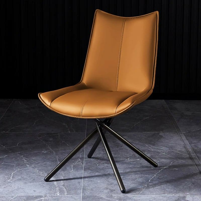 Leather Stable Framed Armless Chair with Foot Pads Restaurant - image 7