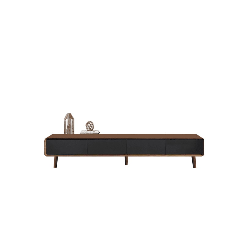 Art Deco Timber Rectangular TV Stand for Drawing Room with 4 Drawers for Home - image 6