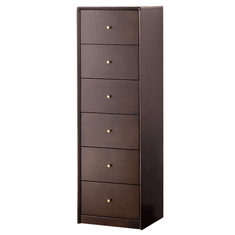 Minimalist Natural Wood Bachelor Chest with 6 Drawers, Vertical Orientation - image 21
