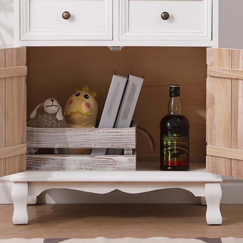 Modern Wooden Bachelor Chest with Vertical Drawers with Drawers - image 11