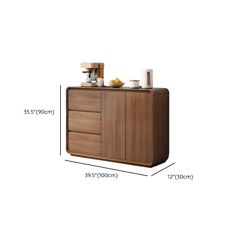Ground Detached Cocoa Worktop Sideboard with Kitchen Gadget Storage for Culinary Space - image 12