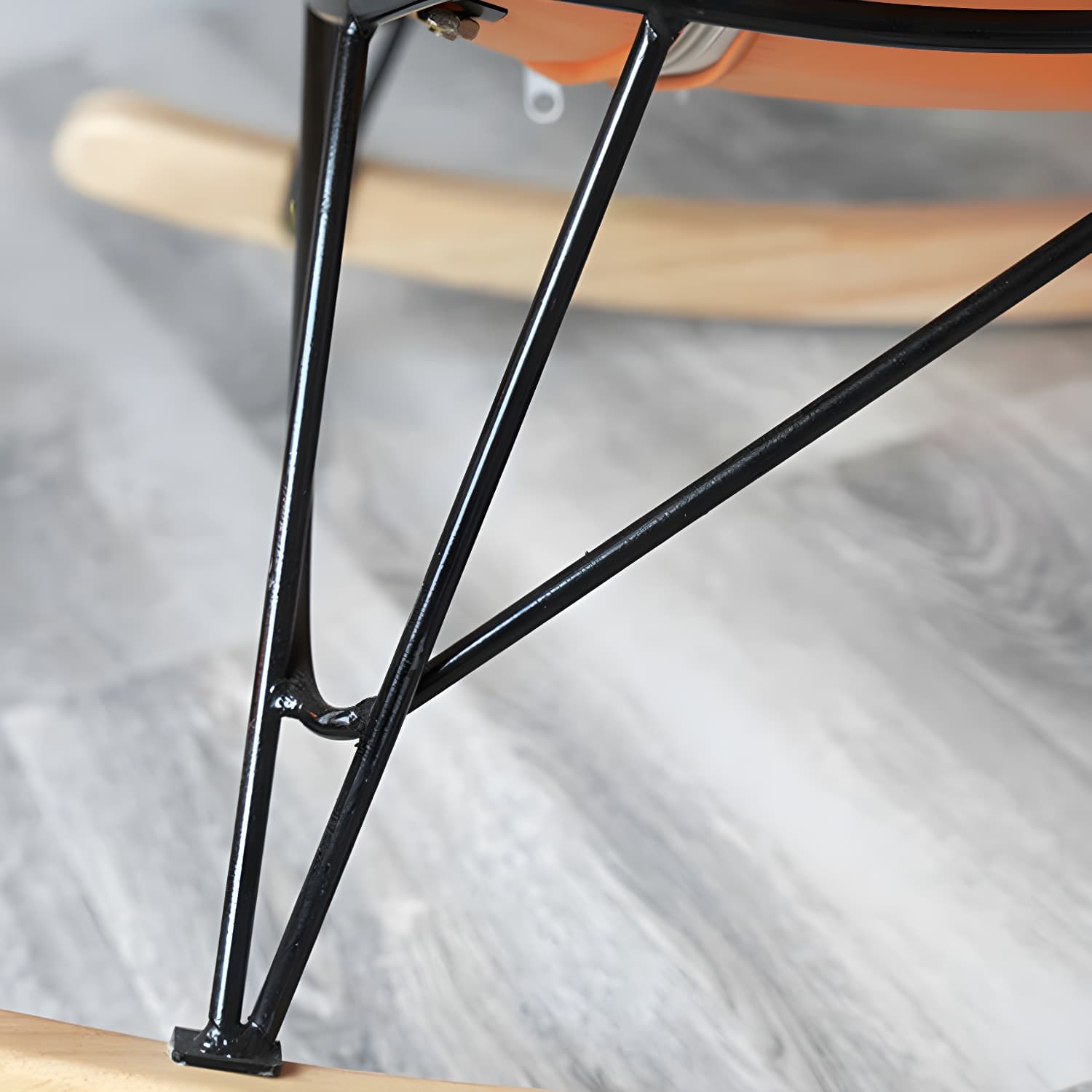 Solid Wood Rocking Chair Modern Rocker Chair with Removable Cushions - image 15