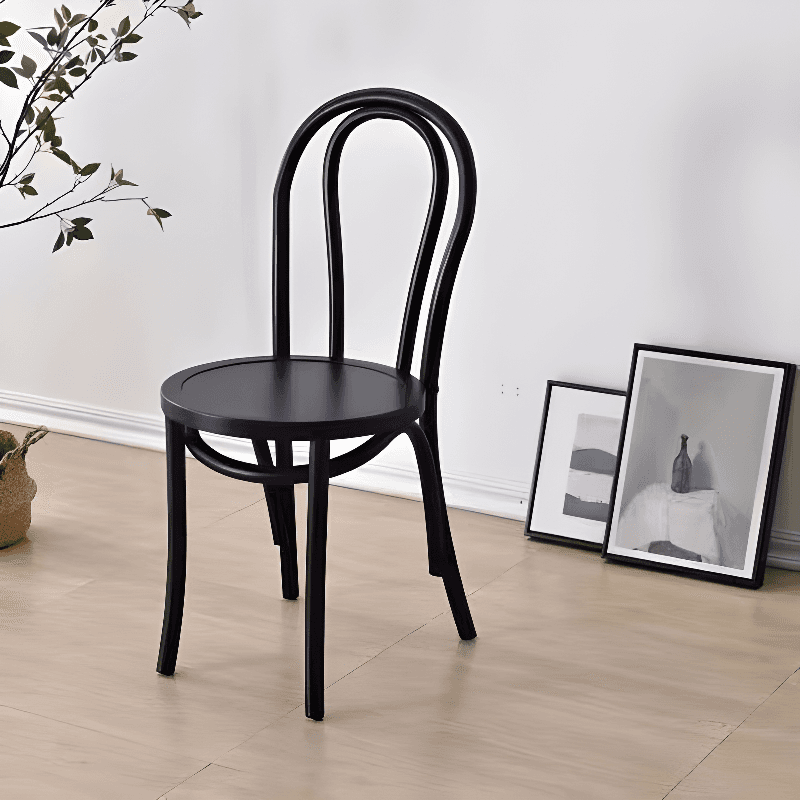 Reliable Outlined Intertwined Armless Chair for Restaurant Use - image 14