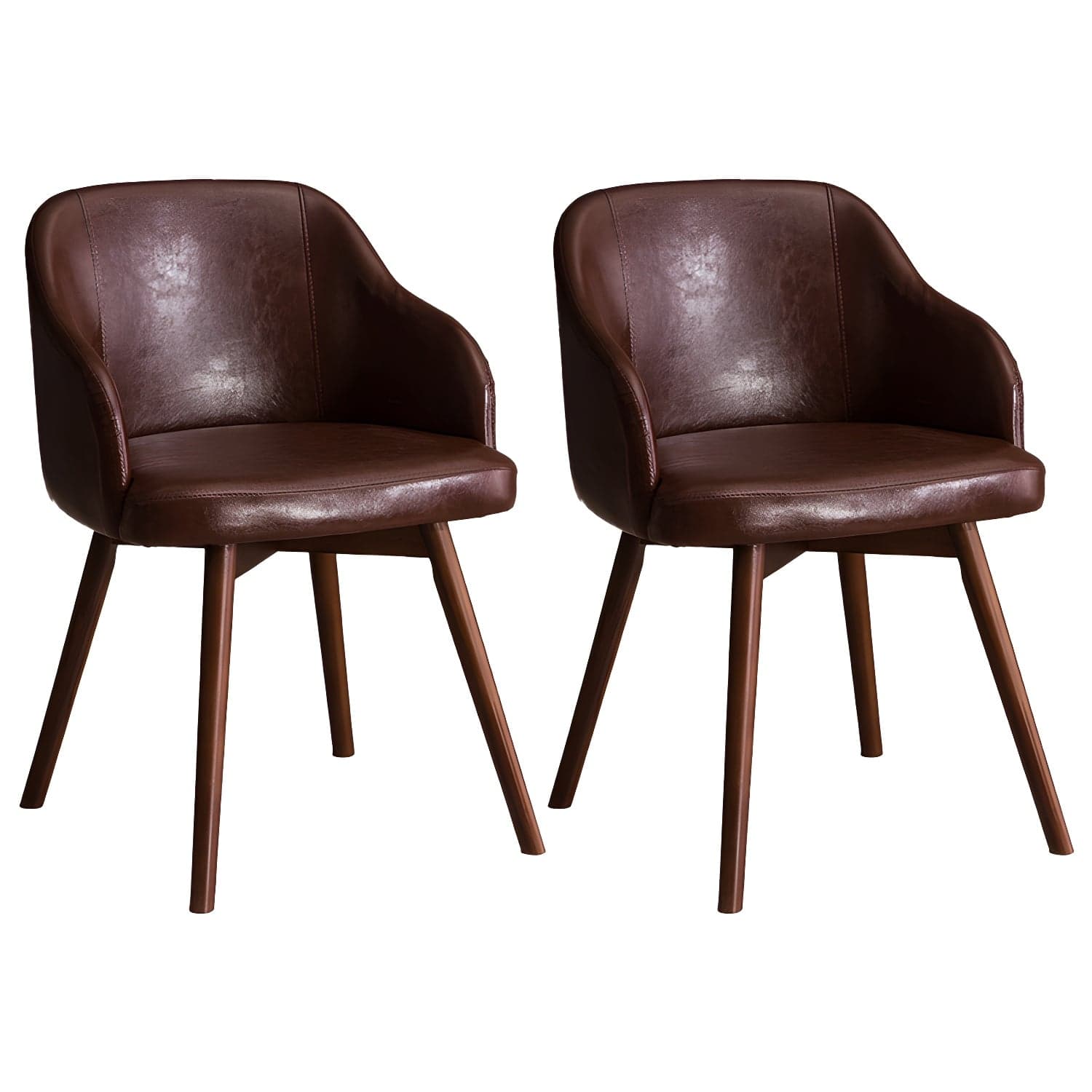 Scandinavian Beech Solid Back Arm Chair Fabric Dining Chair with Natural Legs - image 3