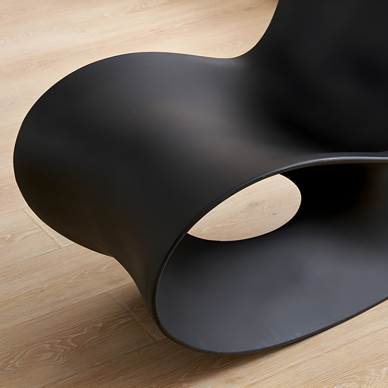 Contemporary Rocking Chair Acrylic Solid Color Indoor Rocking Chair without Armrest - image 16