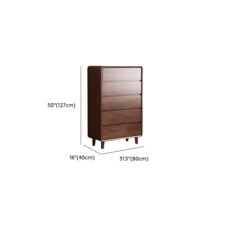 Cocoa Simplistic Natural Wood Double Dresser/Lingerie Chest with 6/9/5 Drawers in Horizontal/Vertical Orientation - image 22