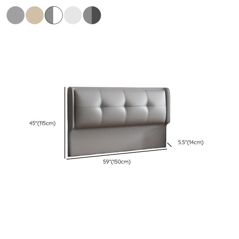 No Distressing Queen(60"W x 80"L)/Full(54"W x 75"L)/Twin XL(38"W x 80"L) Standard（36-55“） Rectangle Tufted Panel Headboard with Sponge Cushion in a Minimalist Style - image 11