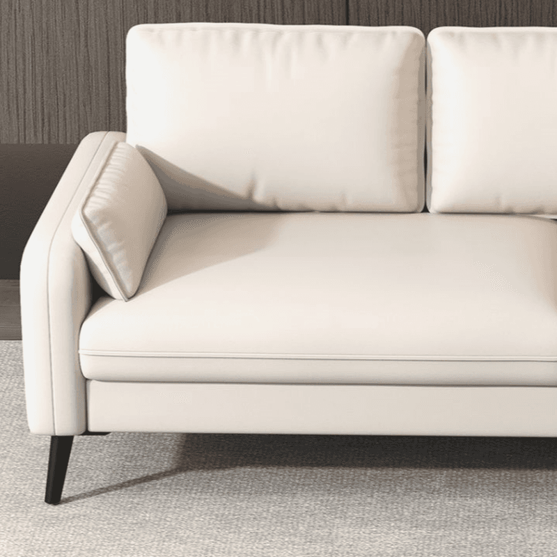 Contemporary Scratch-immune Solid Color Cerulean/Olive Green/Amber Color Loveseat for Seats 2 with Pillow Back and Square Arm - image 13
