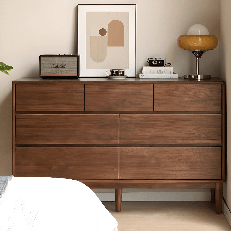 Modish Horizontal/Vertical Cocoa Double Dresser/Lingerie Chest in Raw Wood with 5 Drawers/7 Drawers/6 Drawers - image 3