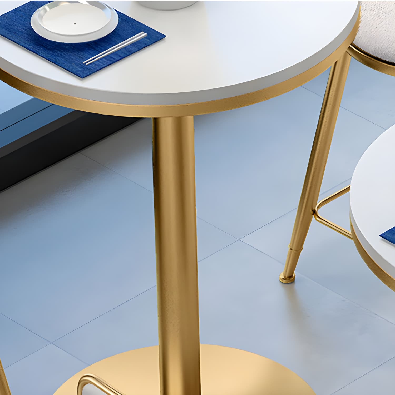 Tulip Base Dining Table Marble Gold Base Traditional Luxury Dining Table - image 10