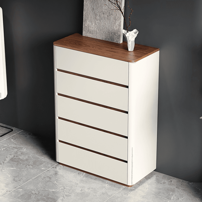 Off-White Simplistic Composite Wood Double Dresser/Bachelor Chest/Lingerie Chest with 8/6/3 Drawers in Horizontal/Vertical Orientation - image 4