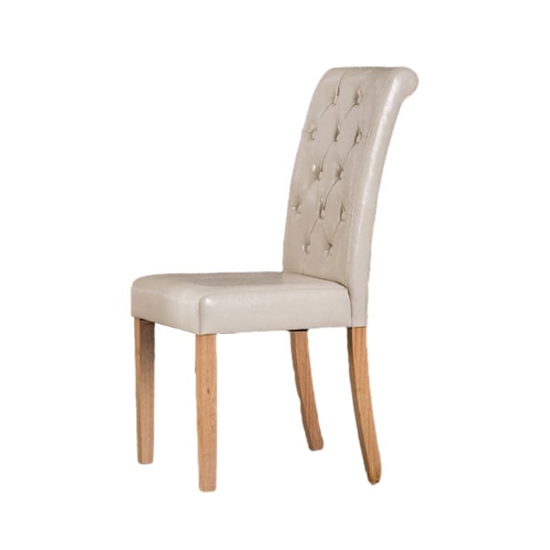 Framed Stable Parsons Side Chair with 4 Legs and Foot Pads in an Old School Style, Tufted Back Included/Not Included - image 6