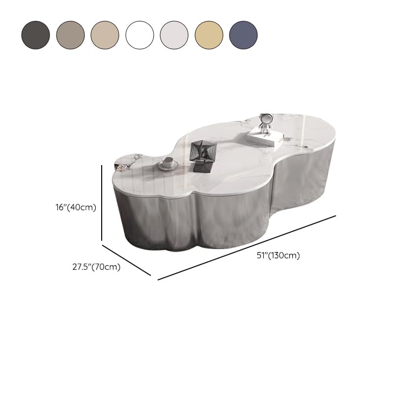 Modern Irregular Nested Board Game Coffee Table for Living Room - image 15