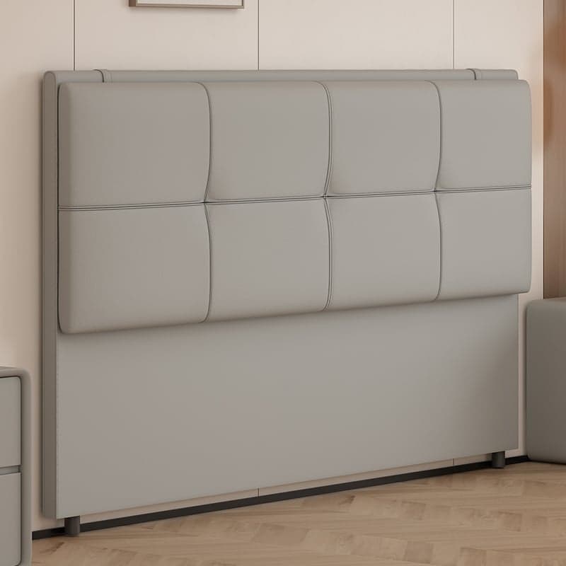 Art Deco Style Panel Headboard in Pine Wood with No Distressing, Rectangle Shape for Twin/King/Queen Bed, Featuring Sponge Upholstery and Standard Height - image 6