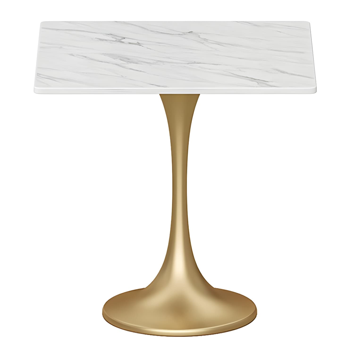 Golden Base Dining Table Medieval Modern Style Stone Table for Indoor - image 5
