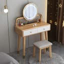 Color Natural Wood/White