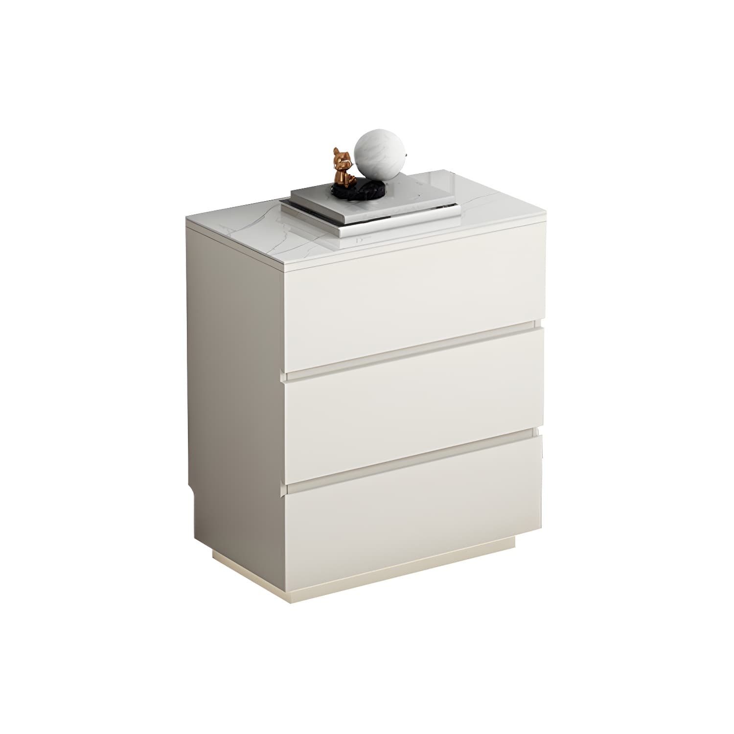 13.65-inch W Stone Storage Chest Dresser Modern Storage Chest