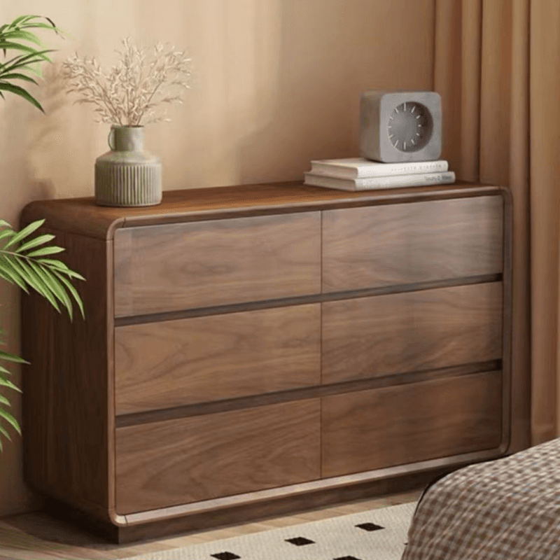 Cocoa Casual Rubberwood Double Dresser/Lingerie Chest with 6/9/5 Drawers Horizontal/Vertical - image 5