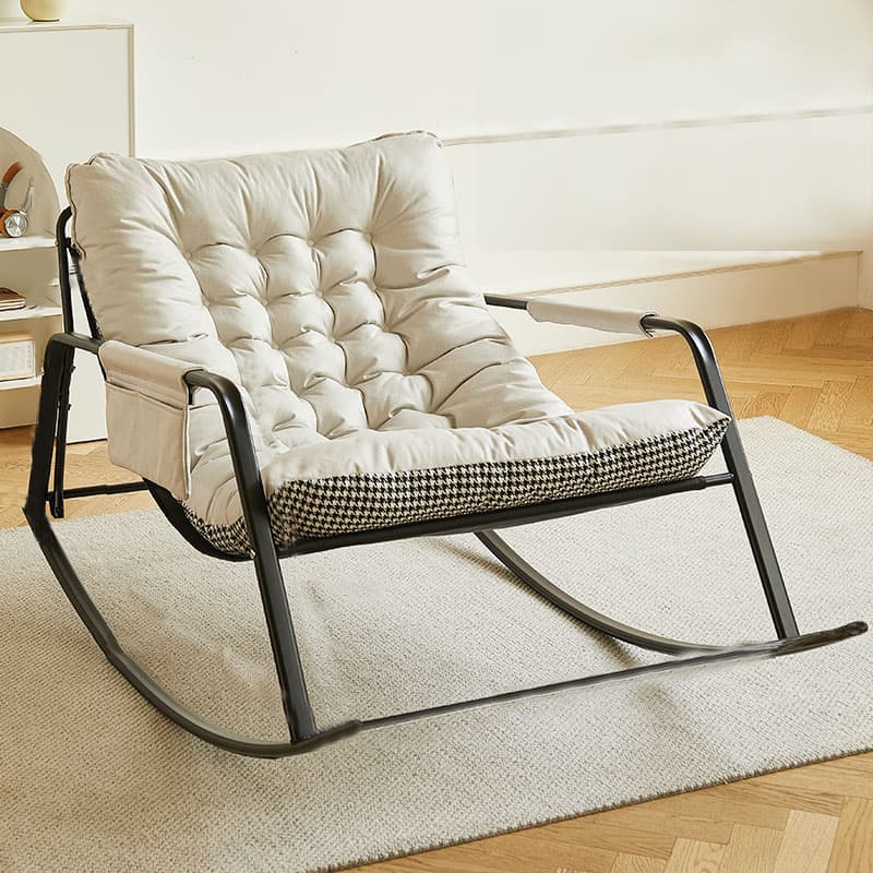 Stylish Tufted Upholstered Rocking Chair - Modern Design for a Comfy Home - image 10