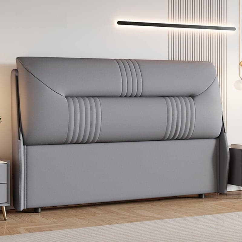 Modish Style Panel Headboard in Timber with No Distressing, Rectangle Shape for Queen/Twin XL Bed, Featuring Sponge Upholstery Fill and Standard Height - image 6