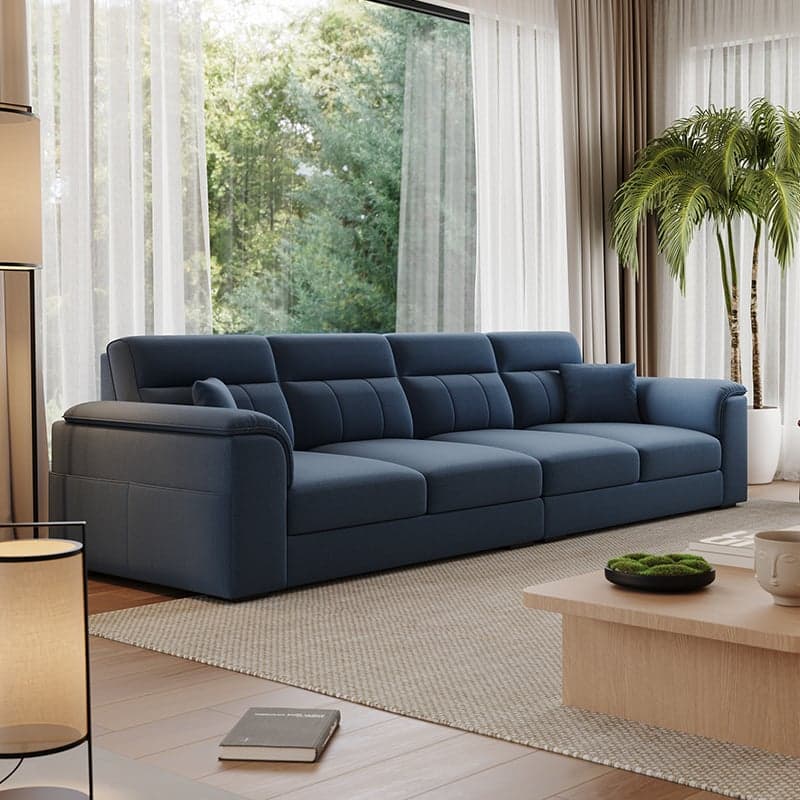 Modish Solid Color Standard Sofa in Light Gray/Light Brown/Beige for 6-Seater/5 Person/4-seater - image 3