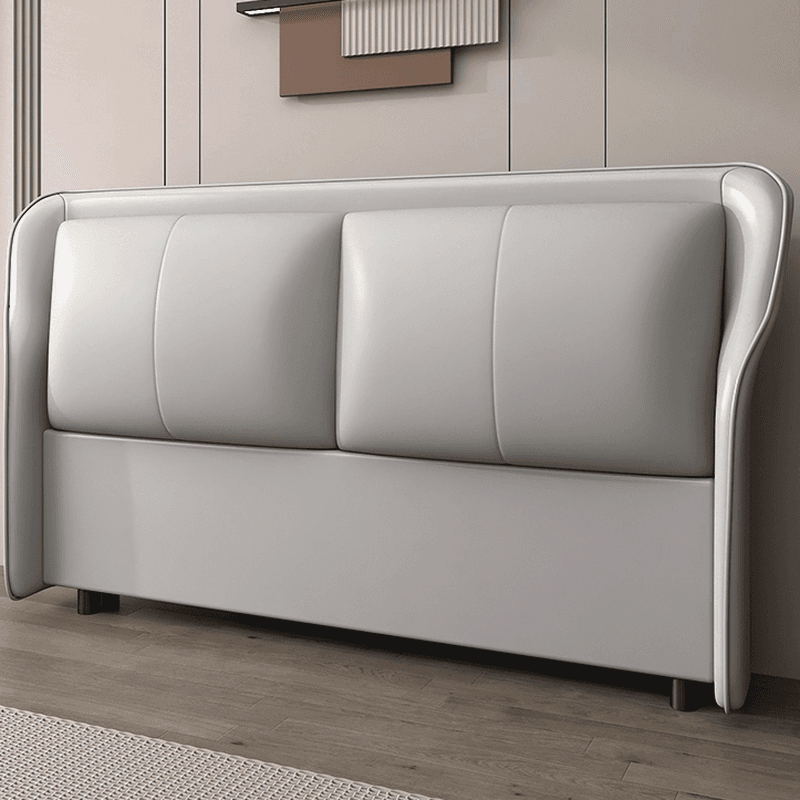 Simplistic Wingback Headboard in Rectangular Shape for Twin XL/Full/Queen Bed, Crafted from Lumber with No Distressing, Featuring Sponge Upholstery and Standard Height - image 5