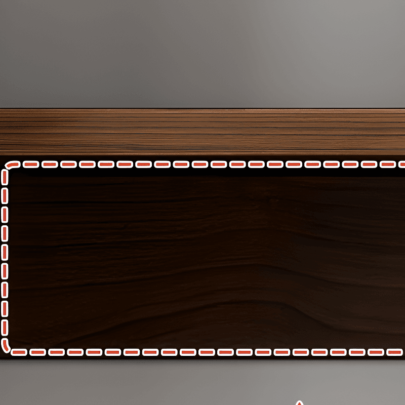 Trendy Narrow Kitchen Cabinet Base with Multiple Drawers and Doors, 2/3 Interior Shelves, Compartment Storage, and Lumber Countertop - image 17
