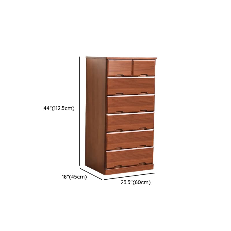 Sepia Minimalist Raw Wood Lingerie Chest/Dresser Vanity Combo with Multiple Drawers in Vertical/Horizontal Orientation - image 25
